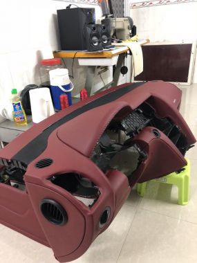 Bọc nệm ghế da xe Audi Q7 | dán cửa | taplo