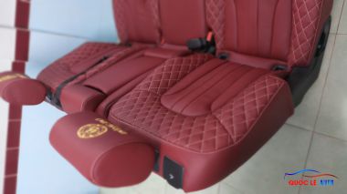 Bọc nệm ghế da xe Audi Q7, bọc da Anh Quốc